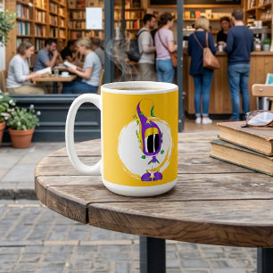 Mug Personnage de dessin animé drôle, coloré et excent