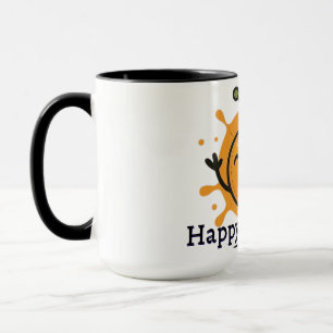 Mug Personnage de fruit orange heureux et mignon