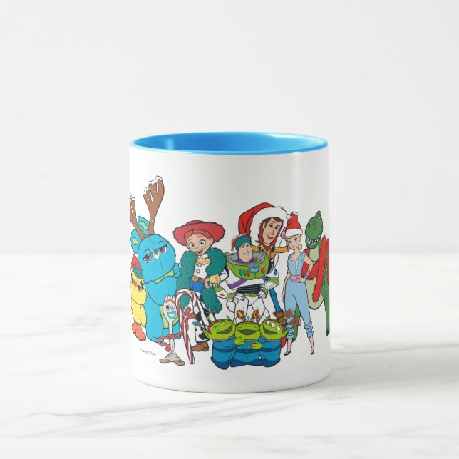 Mug Personnages de l'histoire des jouets de Noël (Centre)
