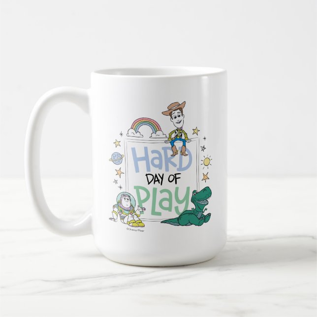 Mug Personnages de l'histoire du jouet | Jour de jeu d (Gauche)