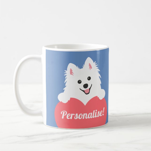 Mug Personnalisable Aimer Chien Spirz Japonais (Gauche)