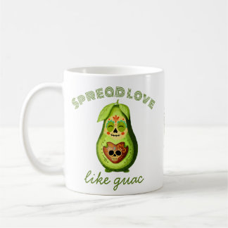Mug Personnalisable Dia de los Muertos Avocado Caractè