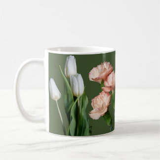 Mug Personnalisable nom Lizzie joli fleurs rose floral