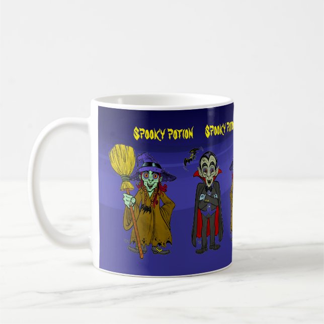 Mug Personnalisable potion Hallowee sorcière sorcière  (Gauche)