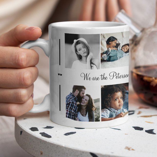 Mug Personnalisé 10 photo collage votre famille de tex (Créateur téléchargé)