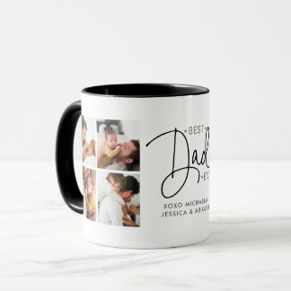 Mug Personnalisé 8-photo 'Meilleur Papa Du Monde'