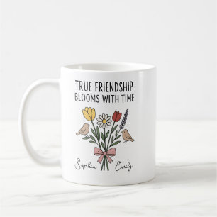 Mug Personnalisé Amitié noms floraux