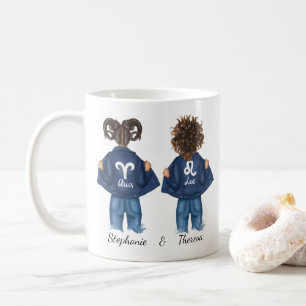 Mug Personnalisé Aries Leo Girl Jean