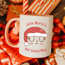 Mug Personnalisé avec Chapeau de Père Noël Mignon