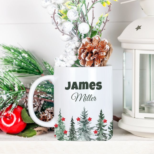 Mug Personnalisé avec le nom ce cadeau Noël Arbre de N (Créateur téléchargé)