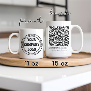 Mug personnalisé avec logo d'entreprise, cadeaux m