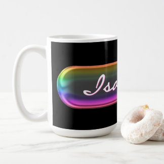 Mug Personnalisé avec Nom | Effet de Verre Iridesc