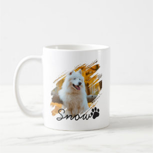 Mug personnalisé avec photo et nom d'animal de com