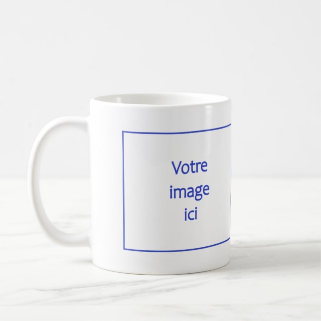 Mug personnalisé avec votre image ou logo (Gauche)