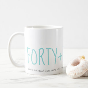Mug Personnalisé Blue 40 Fabuleux cadeau de 40e annive
