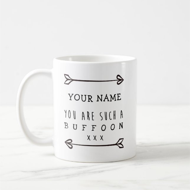 Mug personnalisé - Buffon - Mug amusant (Gauche)