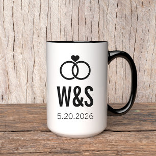 Mug Personnalisé   Cadeau pour Elle ou Jeunes Mari
