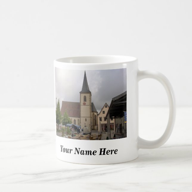 Mug personnalisé Carré de l'église (Droite)