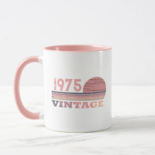 Mug Personnalisé cinquante vintage fête du 50e anniver
