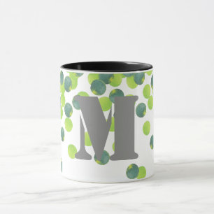 Mug personnalisé, Cool initial et nom mug
