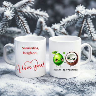 Mug Personnalisé de la Saint-Valentin avec Nourrit