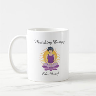 Mug Personnalisé de Mindfulness pour Lui   Nom & T
