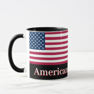 Mug Personnalisé Drapeau USA Patriotique Héros Amé