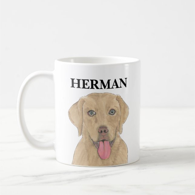Mug Personnalisé Dudley Labrador (Gauche)