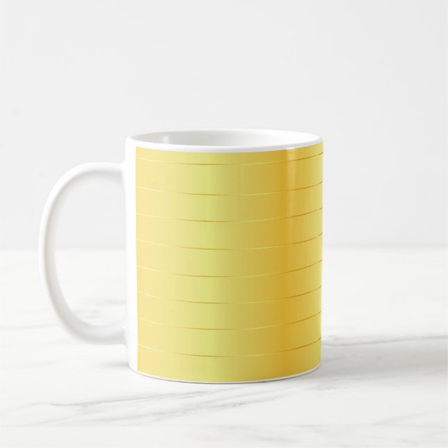 Mug Personnalisé Élégant Classic Faux Gold Modèle (Gauche)