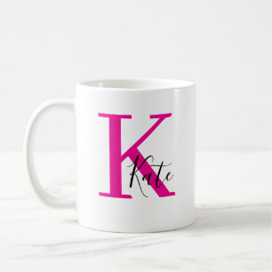 Mug personnalisé, Golden Initial Nom Cup Cadeau po