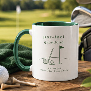 Mug Personnalisé Golf Papouf Cadeau Personnalisé