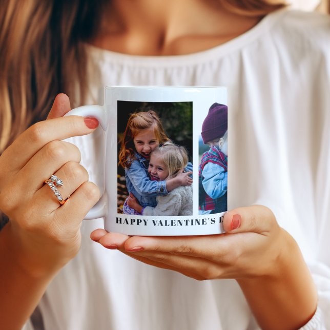 Mug personnalisé Heureuse Sainte-Valentin (Créateur téléchargé)