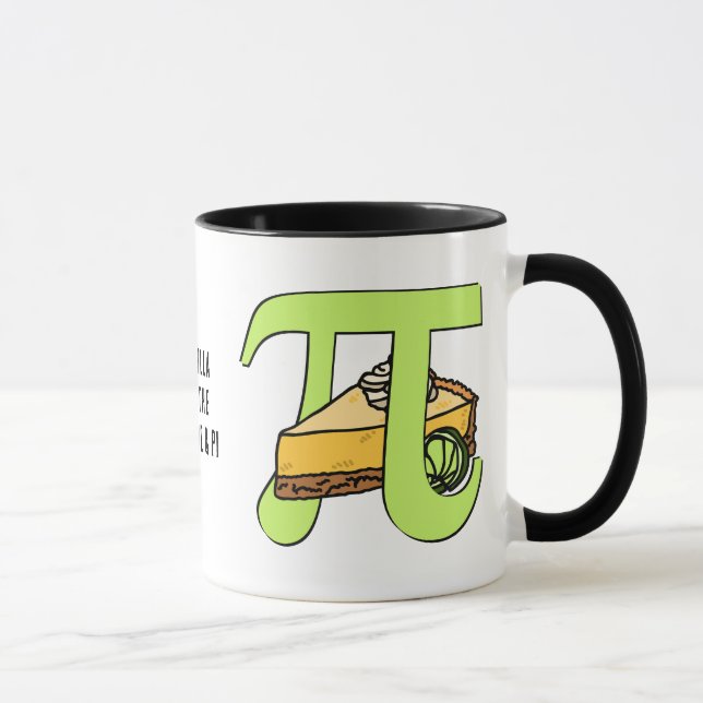 Mug Personnalisé I LOVE PIE AND PI Day (Droite)