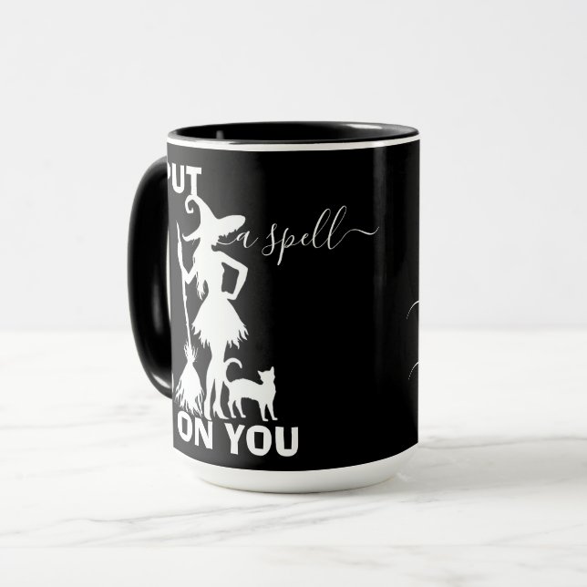 Mug Personnalisé J'AI MIS UN SPELL SUR VOUS Funny Cera (Devant gauche)