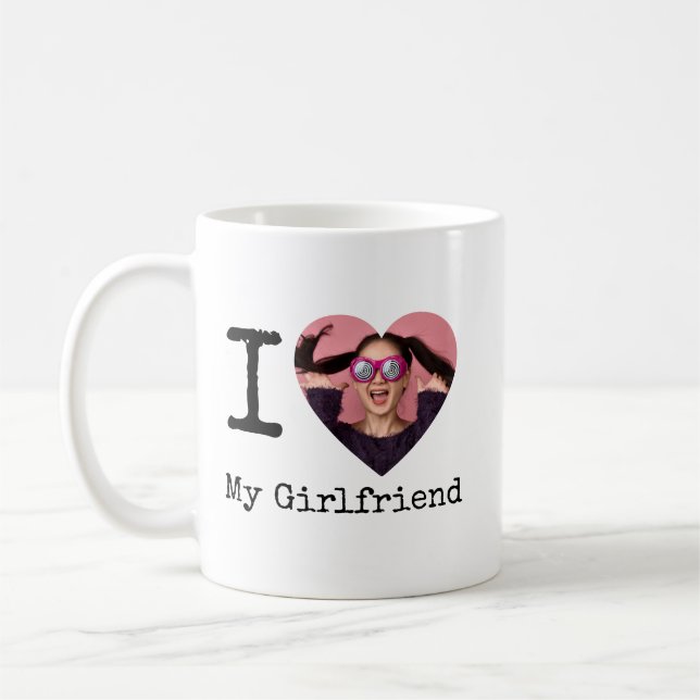 Mug Personnalisé J'Aime Mon Petit Ami/Petite Amie Pers (Gauche)