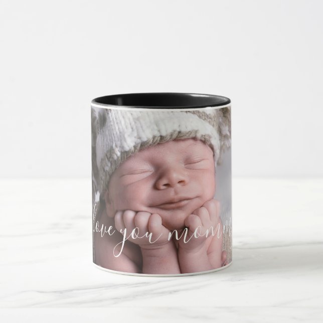 Mug Personnalisé Je T'Aime Maman Modèle photo (Centre)