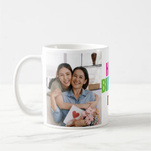 Mug Personnalisé Joyeux Anniversaire Grand-mère Photo 