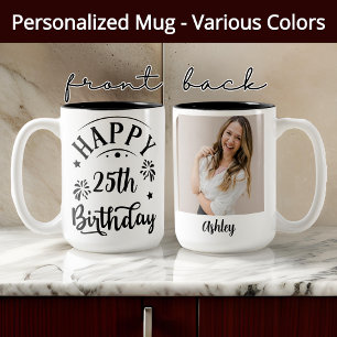 Mug personnalisé Joyeux Anniversaire pour Elle ou 