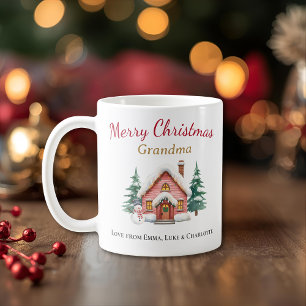 Mug personnalisé Joyeux Noël Mémé