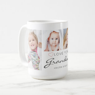 Mug PERSONNALISÉ LOVE YOU GRANDMA 4 Script photo