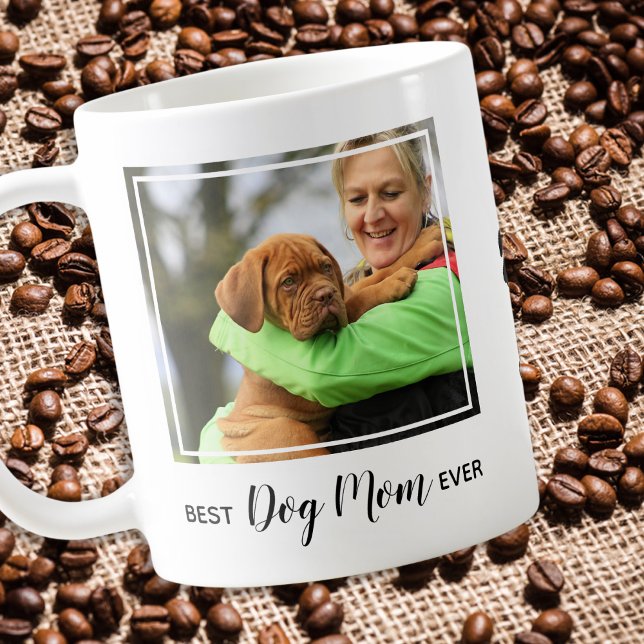 Mug Personnalisé Meilleur Chien Maman Jamais Animal Ph (Créateur téléchargé)