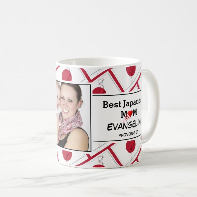 Mug Personnalisé Meilleur Proverbes Maman Japonaise 31 (Devant droit)