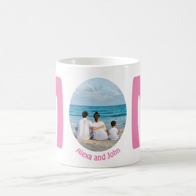 Mug Personnalisé moderne simple cadeau de la Fête des  (Centre)