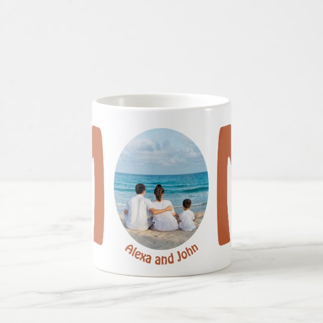Mug Personnalisé moderne simple cadeau de la Fête des  (Centre)