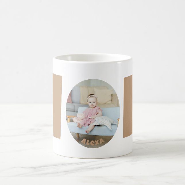 Mug Personnalisé moderne simple cadeau de la Fête des  (Centre)