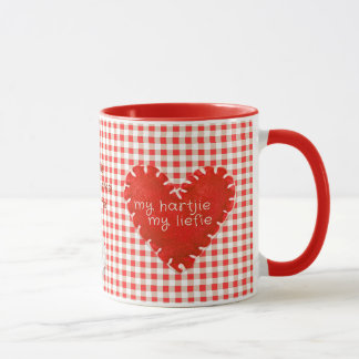 Mug Personnalisé Mon Hartjie Mon Coeur Applique Liefie