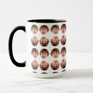 Mug Personnalisé Motif visage bébé grand-père papa cad