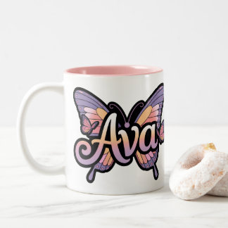 Mug personnalisé - Mug de conception papillon Ava