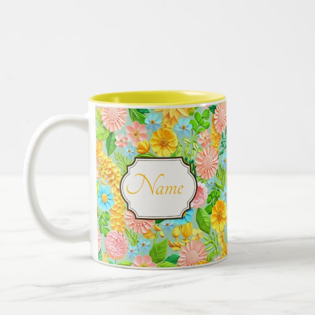 Mug personnalisé, Mug sur mesure, Mug avec nom, (Gauche)