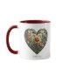 Personnalisé Norvégien Rosemaling Folk Art Heart M